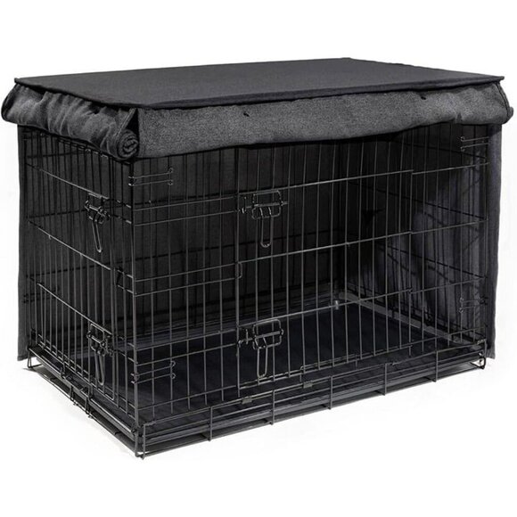 Friends Forever Small Crate Cover for 30in Crates - Grey - Picture 5 of 7